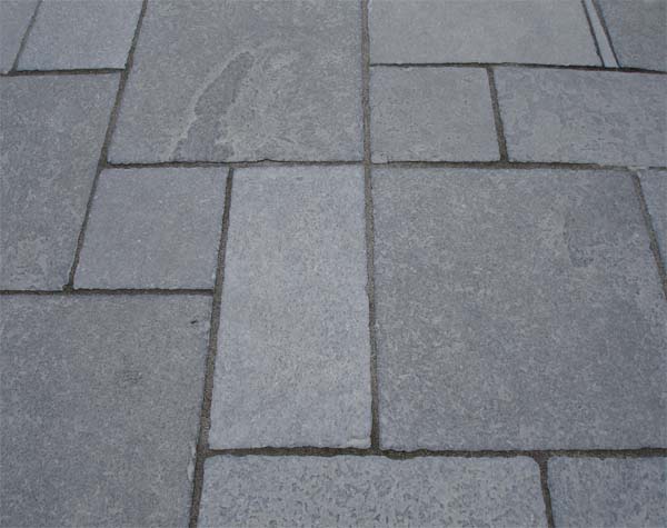 Black Lime stone handcut vibrated paving